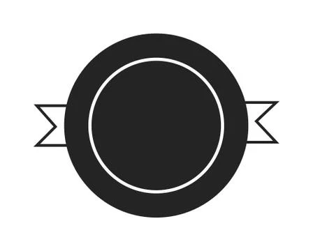 Design elements black color badge logo icon vector 스톡 일러스트