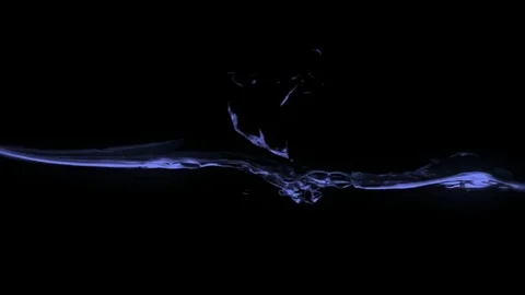 Design Elements - Blue Liquids In Motion - 4 Stock Footage 69835515