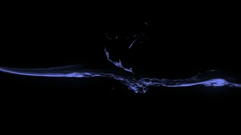 Design Elements - Blue Liquids In Motion - 5 Stock Footage 69835522