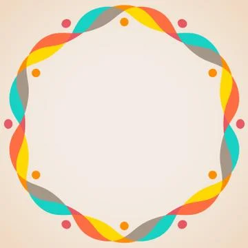 Design elements - colorful waves Stock Illustration