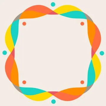 Design elements - colorful waves Stock Illustration