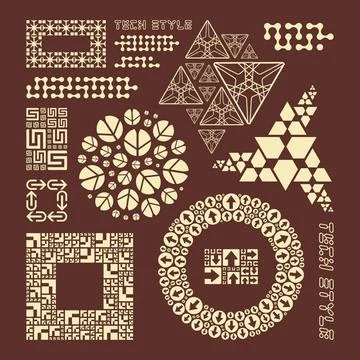 Design elements. Design elements. Usable for different design. Copyright: ... Foto stock