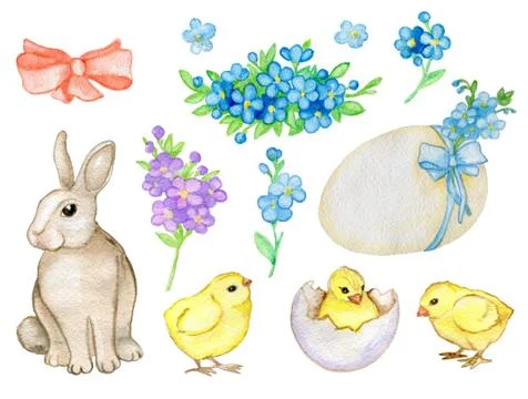 Design elements for Easter Illustrazione stock