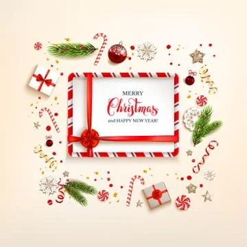 Design elements with gift boxes Stockillustratie