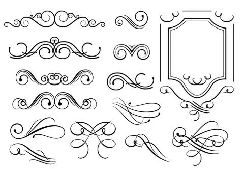 Design elements Stockillustratie