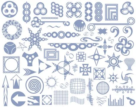 Design elements Stock Illustration