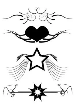 Design elements Illustrazione stock