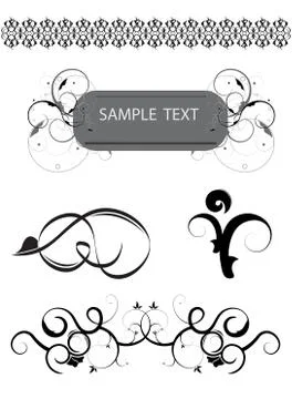 Design elements Stock Illustration