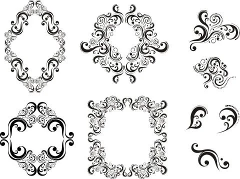 Design elements Stock Illustration