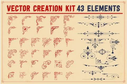 Design elements Stock Illustration