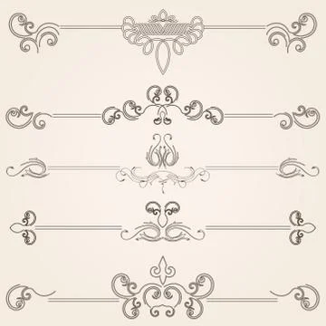 Design elements Illustrazione stock
