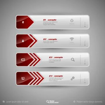 Design elements for infographics, layout, web pages... Modern symbols on the  Stock Illustration