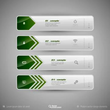 Design elements for infographics, layout, web pages... Modern symbols on the  Stock Illustration