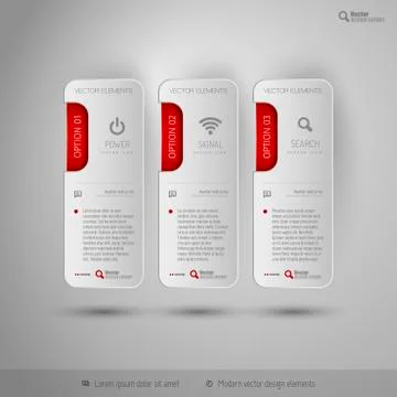 Design elements for infographics, layout, web pages... Modern symbols on the  Stock Illustration