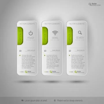 Design elements for infographics, layout, web pages... Modern symbols on the  Stock Illustration