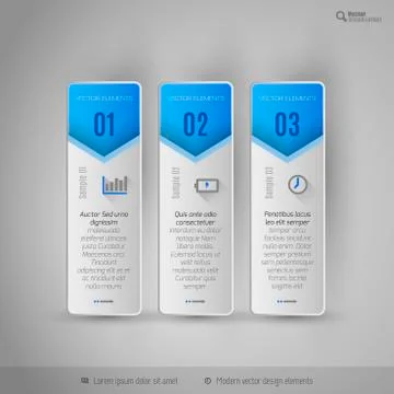 Design elements for infographics, layout, web pages... Modern symbols on the  Illustrazione stock