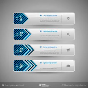 Design elements for infographics, layout, web pages... Modern symbols on the  Stock Illustration