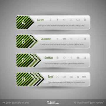 Design elements for infographics, layout, web pages... Modern symbols on the  Stock Illustration