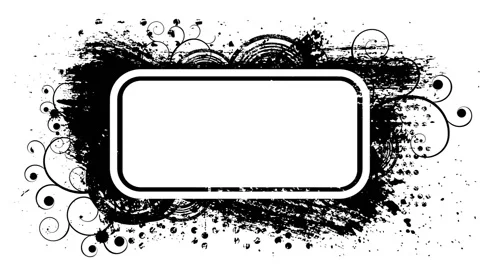 Design elements, ink banner Stock Footage 48794198