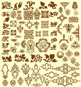 Design elements. Layered vector Stock Illustration