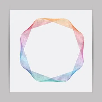 Design elements. Poligonal lines background. Vector Illustration Stock Illustration