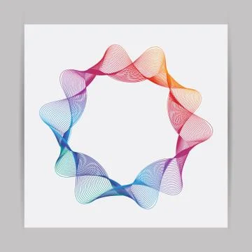 Design elements. Poligonal lines background. Vector Illustration Stock Illustration