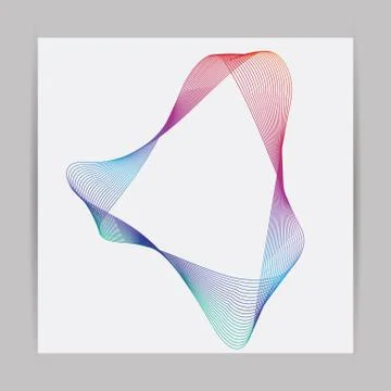 Design elements. Poligonal lines background. Vector Illustration Stock Illustration