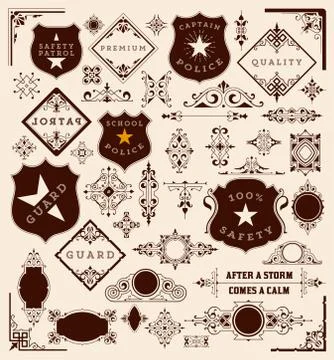 Design elements ready to use Stock Illustration