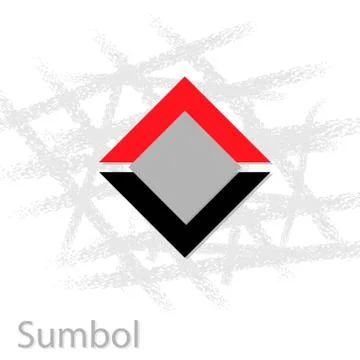 Design elements in red-grey colors. Stock Illustration