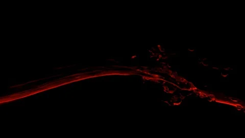 Design Elements - Red Liquids In Motion - 3 Stockbeeldmateriaal 69836192