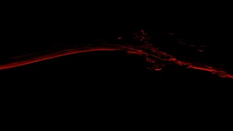 Design Elements - Red Liquids In Motion - 4 Stock Footage 69836625