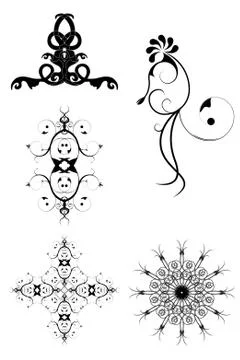 Design elements set イラスト素材