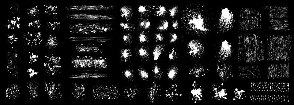 Design Elements of Spray Paint Effect 스톡 일러스트