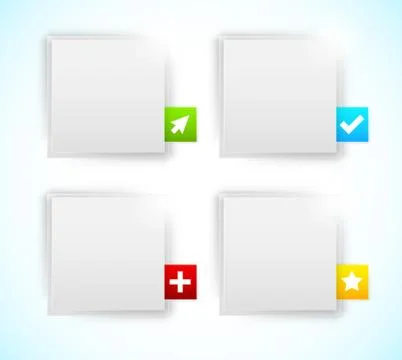 Design elements. Squares Stock Illustration