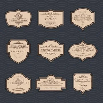 Design elements template. Stock Illustration