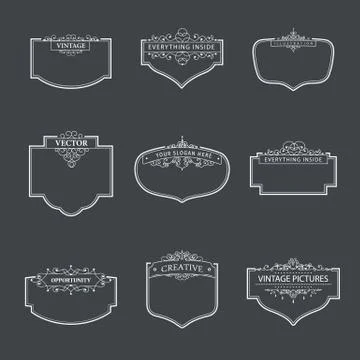 Design elements template. Stock Illustration