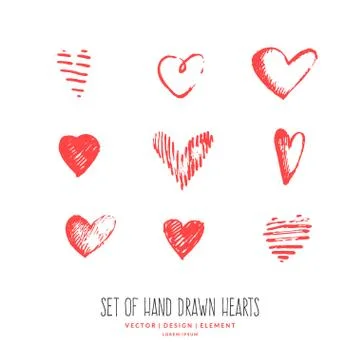 Design elements for Valentine day. Stock Illustration