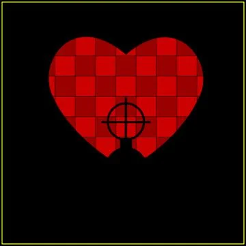 Design elements for Valentine s Day. Vector. Heart red icon 스톡 일러스트