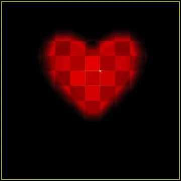 Design elements for Valentine s Day. Vector. Heart red. Icon. Card. Illustrazione stock