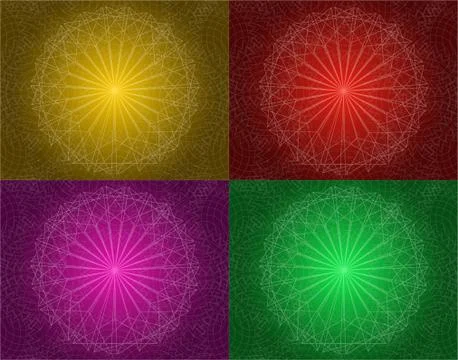 Design elements various colors Stock Illustration