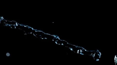 Design Elements - Water Jet Stream In Slow Motion - 2 Stock Footage 69836048