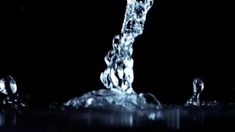 Design Elements - Water In Slow Motion - 5 Stock Footage 69836644