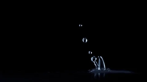 Design Elements - Water Splashes In Slow Motion - 10 Stock Footage 69835808