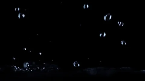 Design Elements - Water Splashes In Slow Motion - 5 Stock Footage 69836174