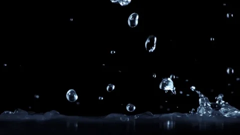 Design Elements - Water Splashes In Slow Motion - 23 Stock Footage 69836637