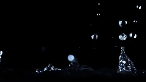 Design Elements - Water Splashes In Slow Motion - 30 Stock Footage 69836730