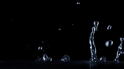 Design Elements - Water Splashes In Slow Motion - 34 Stock Footage 69836806