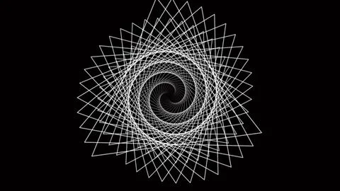 Design elements. Wave of many black lines circle ring. Abstract wavy stripe.. Illustrazione stock