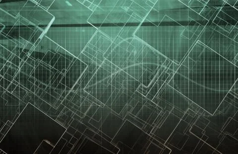 Design engineering Illustrazione stock