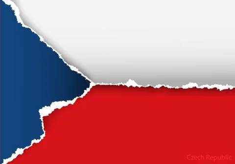 Design flag country from torn papers with shadows Stock Illustration